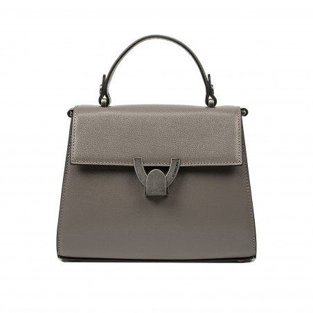 Women shoulder bag 032g 01 taupe caviar