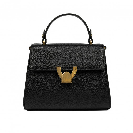 Women shoulder bag 032g black caviar