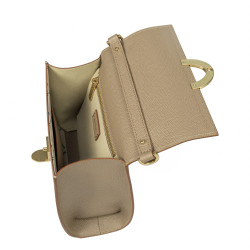 Women shoulder bag 032g etoupe caviar