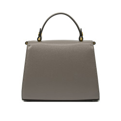 Women shoulder bag 032g taupe caviar