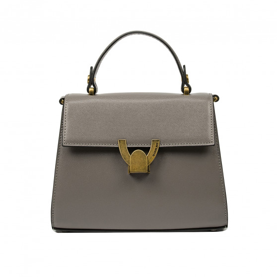 Women shoulder bag 032g taupe caviar