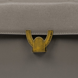 Women shoulder bag 032g taupe caviar