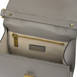 Women shoulder bag 032g taupe caviar