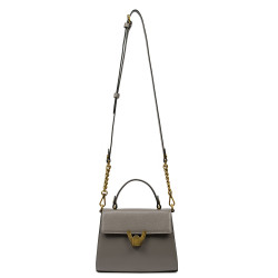 Women shoulder bag 032g taupe caviar