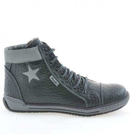 Women boots 3274 black+gray