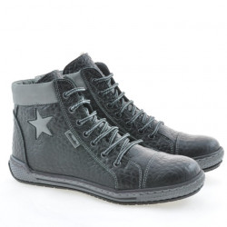 Women boots 3274 black+gray