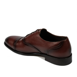 Men stylish, elegant shoes 978 a cognac