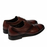Men stylish, elegant shoes 978 a cognac