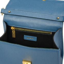 Women shoulder bag 032g bleu caviar