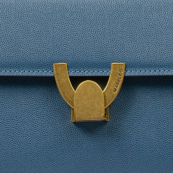 Women shoulder bag 032g bleu caviar