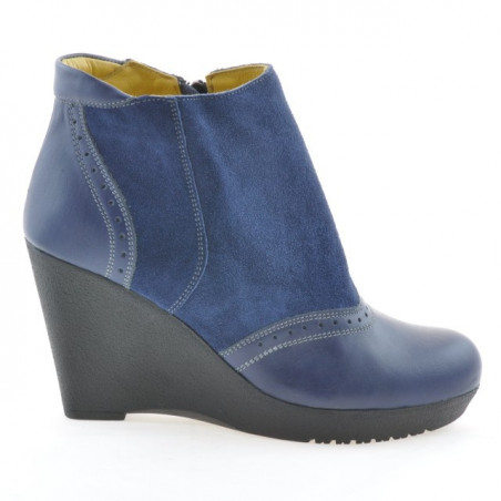 Women boots 3268 indigo velour combined