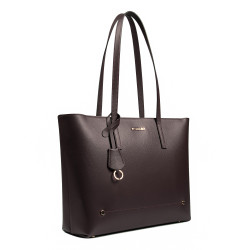 Women shoulder bag 034g dark brown
