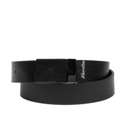 Men belt 62b bicolored biz black+biz brown