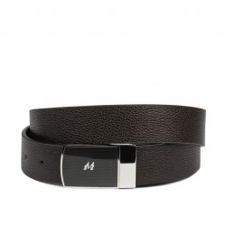 Men belt 62b bicolored biz black+biz brown
