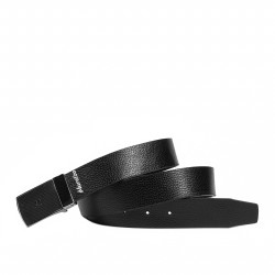 Men belt 62b bicolored biz black+biz brown