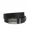 Men belt 77b black mat