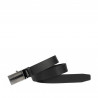 Men belt 77b black mat