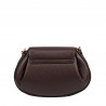 Women shoulder bag 027g dark chocolate