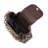 Women shoulder bag 027g dark chocolate