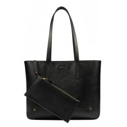 Women shoulder bag 030g black safiano