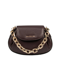 Women shoulder bag 027g dark chocolate