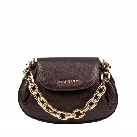 Women shoulder bag 027g dark chocolate