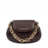 Women shoulder bag 027g dark chocolate