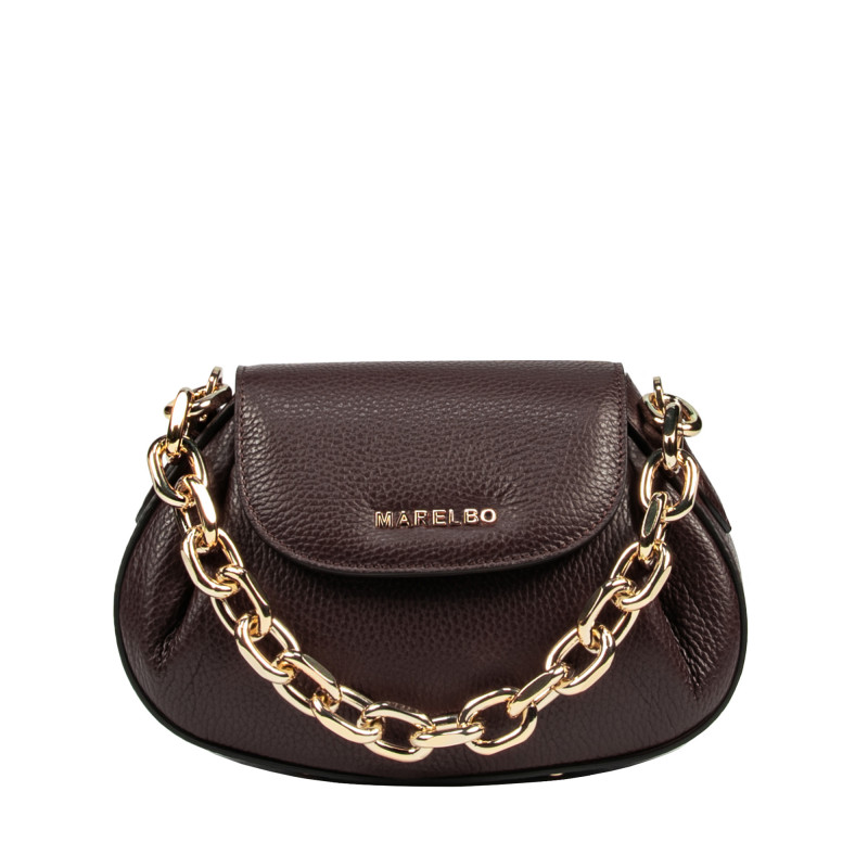 Women shoulder bag 027g dark chocolate