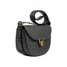 Women shoulder bag 035g black combined