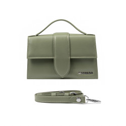 Women shoulder bag 028g 01 army green