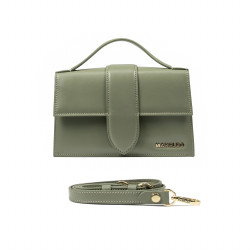 Women shoulder bag 028g army green