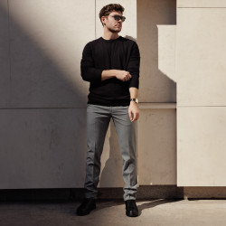 Pantofi casual/sport  barbati 970-1 black lifestyle