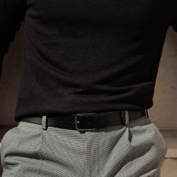 Men belt 70b black lucios lifestyle