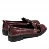 Pantofi casual/eleganti  dama 6037 bordo pearl combined