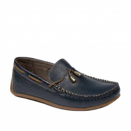 Teenagers moccasins, loafers 376 indigo