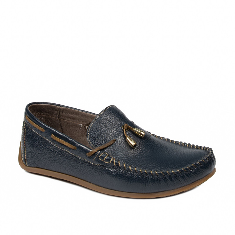 Teenagers moccasins, loafers 376 indigo