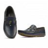 Teenagers moccasins, loafers 376 indigo