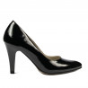 Women stylish, elegant shoes 1234 patent black