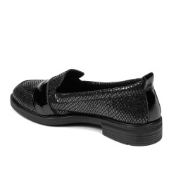 Pantofi casual/eleganti dama 6037 black pearl combined