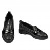 Pantofi casual/eleganti dama 6037 black pearl combined