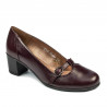 Women stylish, elegant, casual shoes 6012 bordo