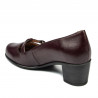 Women stylish, elegant, casual shoes 6012 bordo