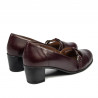 Women stylish, elegant, casual shoes 6012 bordo