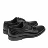 Men stylish, elegant shoes 880 black