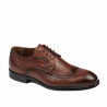 Men stylish, elegant shoes 892 a cognac