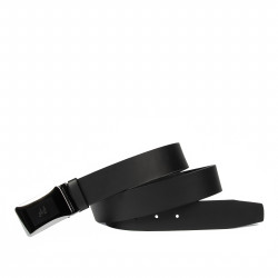 Men belt 42b black mat