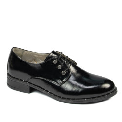 Women casual shoes 6020 patent black