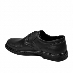 Men stylish, elegant shoes 843 black