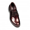 Women casual shoes 6020 patent bordo