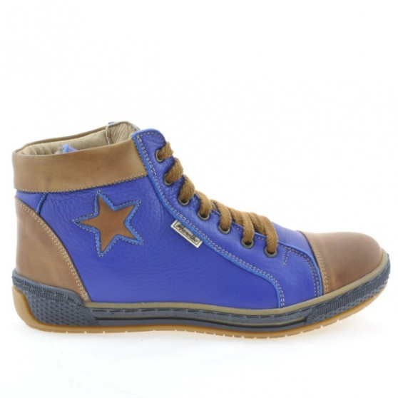 Women boots 3274 indigo+brown